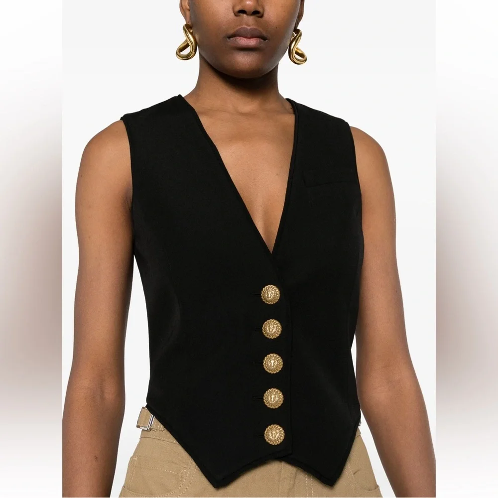 Balmain Button Vest - Picture 1 of 7